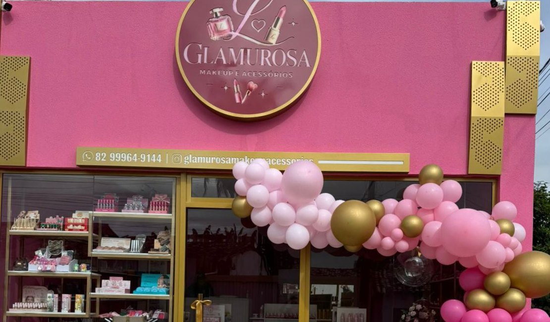 Pé Leve Novo, em Limoeiro, ganha sua primeira loja de maquiagem com a inauguração da Glamurosa Makeup e Acessórios