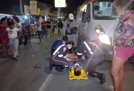 Homem embriagado é atropelado por motociclista ao atravessar via no Bosque das Arapiracas