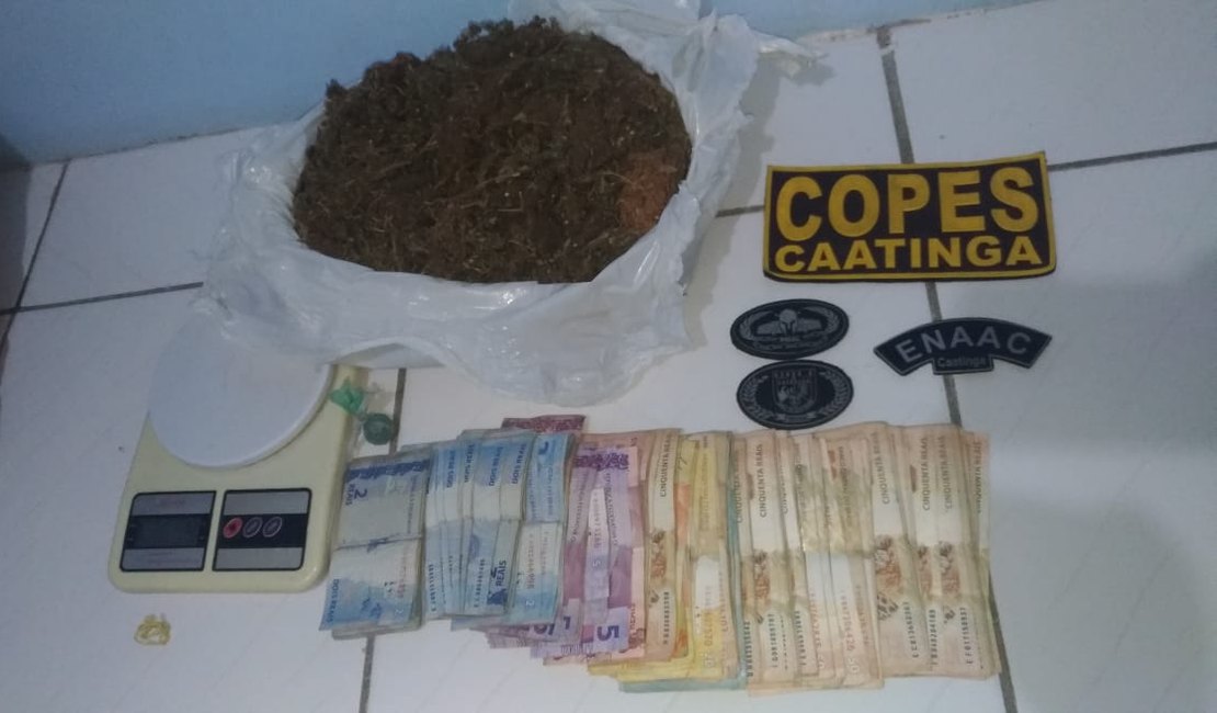 Operação prende dois suspeitos de tráfico de drogas drogas no Sertão