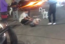 Parque Ceci Cunha: Motociclista fica ferida ao atingir cachorro solto na rua