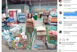 Militar usa primeiro salário para comprar e doar cestas básicas e remédios em Alagoas