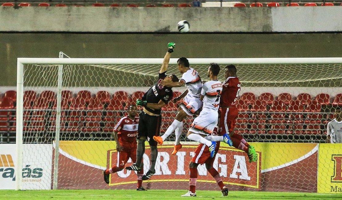CRB vence o Santa Rita por 2 a 0 no Estádio Rei Pelé