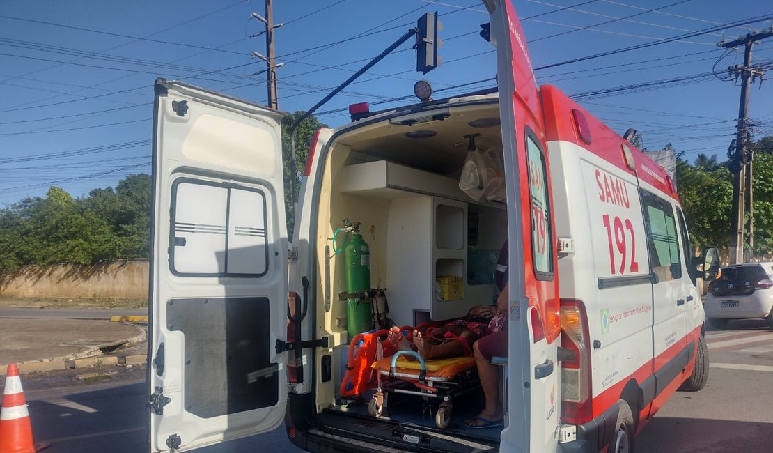 Condutor embriagado atinge motociclista no bairro Brasiliana