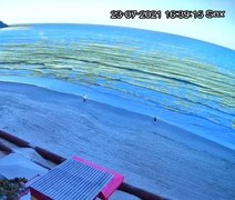 Alargamento da faixa de areia em Balneário Camboriú tem transmissão em tempo real