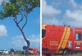 Colisão entre motocicleta e ciclista deixa um ferido em rodovia alagoana