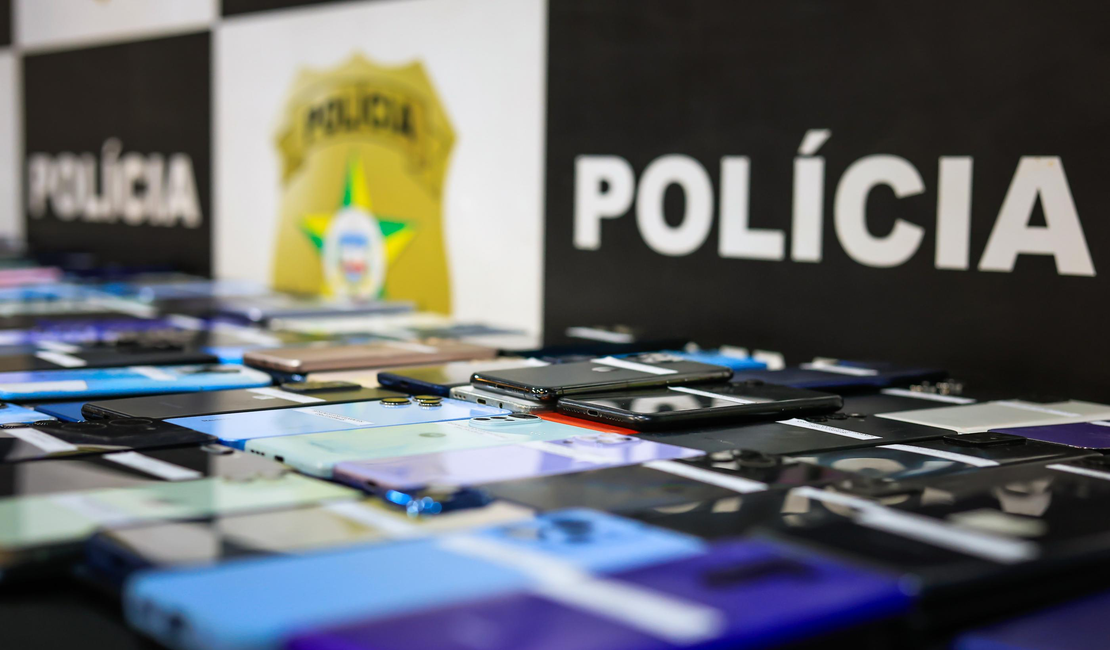 SSP convoca 961 vítimas de roubo ou furto de celulares para restituição de aparelhos