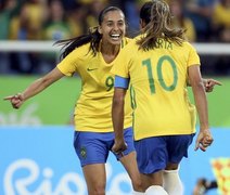 Brasil atropela a China e começa com o pé direito a busca pelo ouro no futebol feminino