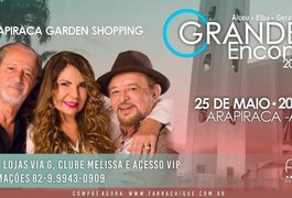 Elba, Geraldo e Alceu desembarcam em Arapiraca para única apresentação no Garden
