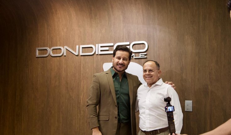Pré-candidato a deputado federal Gilvan Barros visita o empresário Diego da 'DonDiego Style'