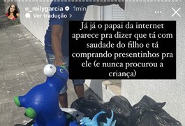 Vídeo. Emily Garcia acusa Babal, cunhado de Carlinhos Maia, de jogar pertences do filho e diz que vai chamar polícia