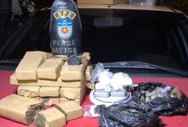 Força Tática apreende mais de oito quilos de maconha em Maceió