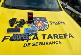 Homem é preso com revólver e 35 munições durante cumprimento de mandado no Vale da Perucaba, em Arapiraca