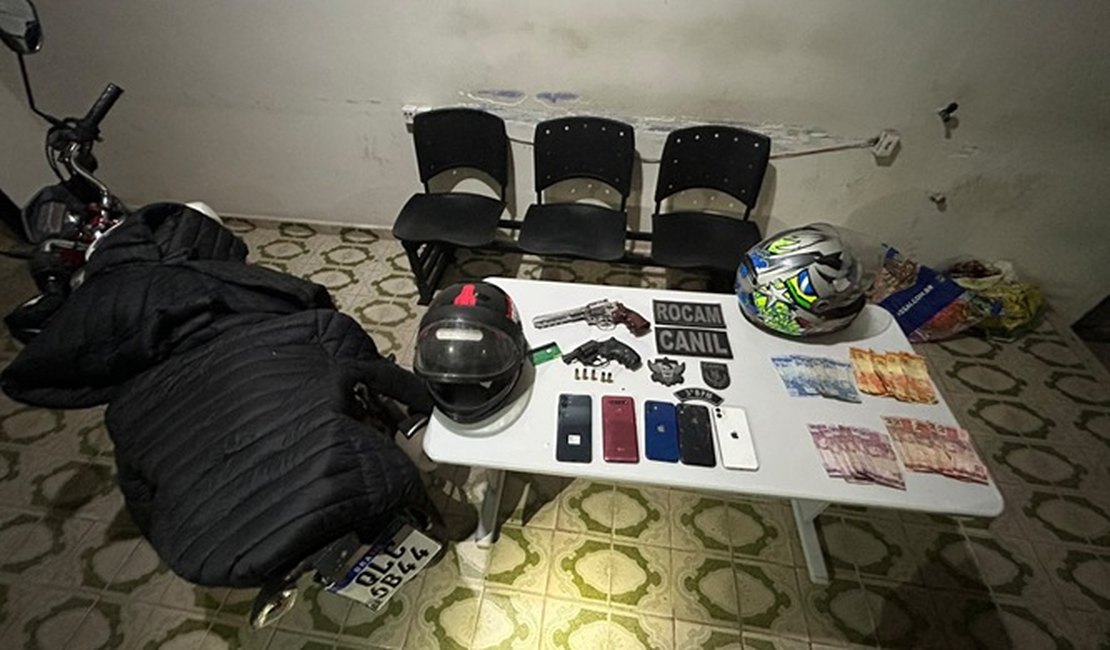Responsáveis por série de assaltos acabam baleados após confronto com a PM em Arapiraca