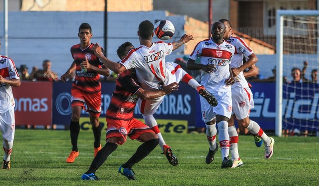 Alagoano: Santa Rita e CRB ficam no 0 a 0 em Boca da Mata