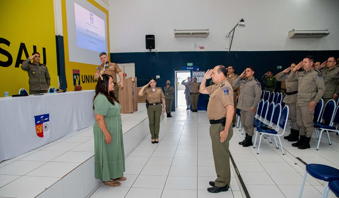 Polícia Militar de Alagoas inicia dois novos cursos na Corporação