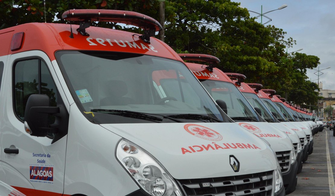 Governo de Alagoas entrega ambulâncias do Samu e UOMs para Arapiraca e outros municípios alagoanos nesta sexta-feira