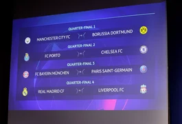 Sorteio põe Bayern contra PSG nas quartas da Champions, em reedição da final de 2020