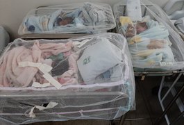 Profissionais de saúde realizam campanha de doações para alagoana mãe de trigêmeos: veja como ajudar
