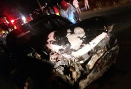 Grave acidente deixa dois mortos e dez feridos na AL 115