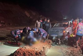 Dois homens em motocicleta se envolvem em colisão e ficam feridos em Joaquim Gomes