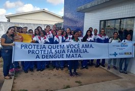 Alunos do Colégio Militar participam de ação de combate ao mosquito Aedes Aegypti em Arapiraca