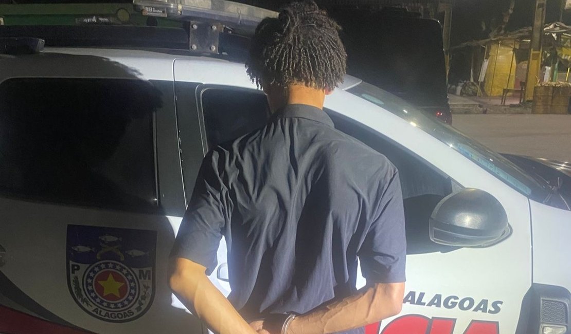 PM prende integrante do PCC por porte ilegal de arma em São Luís do Quitunde