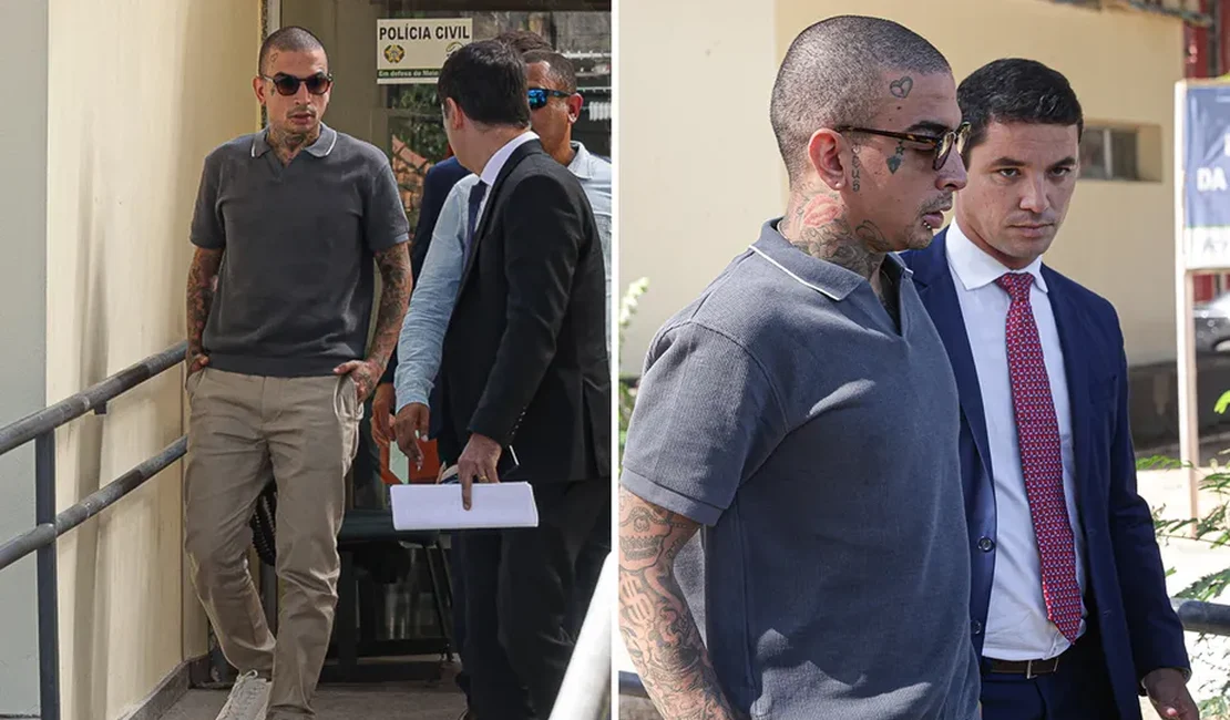 Guimê chega à delegacia no Rio para depor sobre importunação sexual no BBB 23