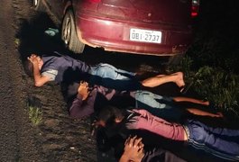 Polícia captura quatro suspeitos de arrastão em Craíbas, Taquarana e Coité do Noia