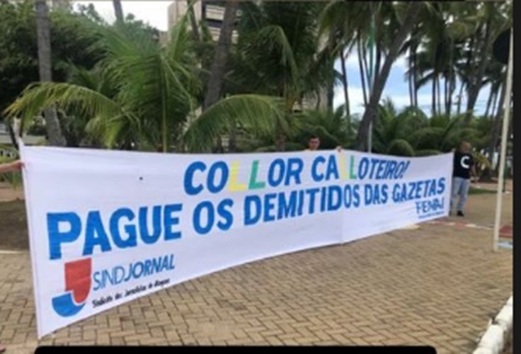 Pré-candidato ao Governo de Alagoas, Collor finge não existir dívida com ﻿ex-funcionários da Gazeta