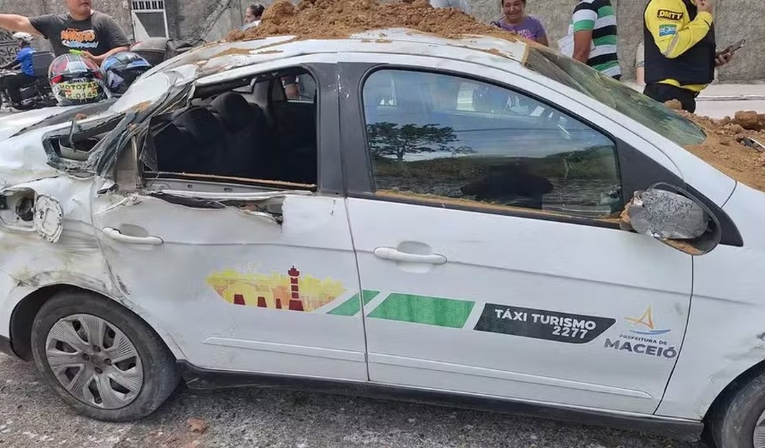 Caminhão perde o freio e provoca engavetamento em Maceió