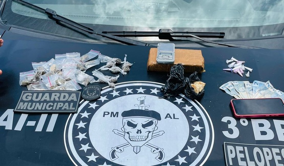 Polícia encontra drogas e pássaros silvestres com homem em Teotônio Vilela