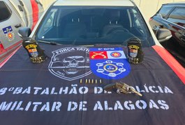 PMAL apreende drogas e arma de fogo durante abordagens no interior