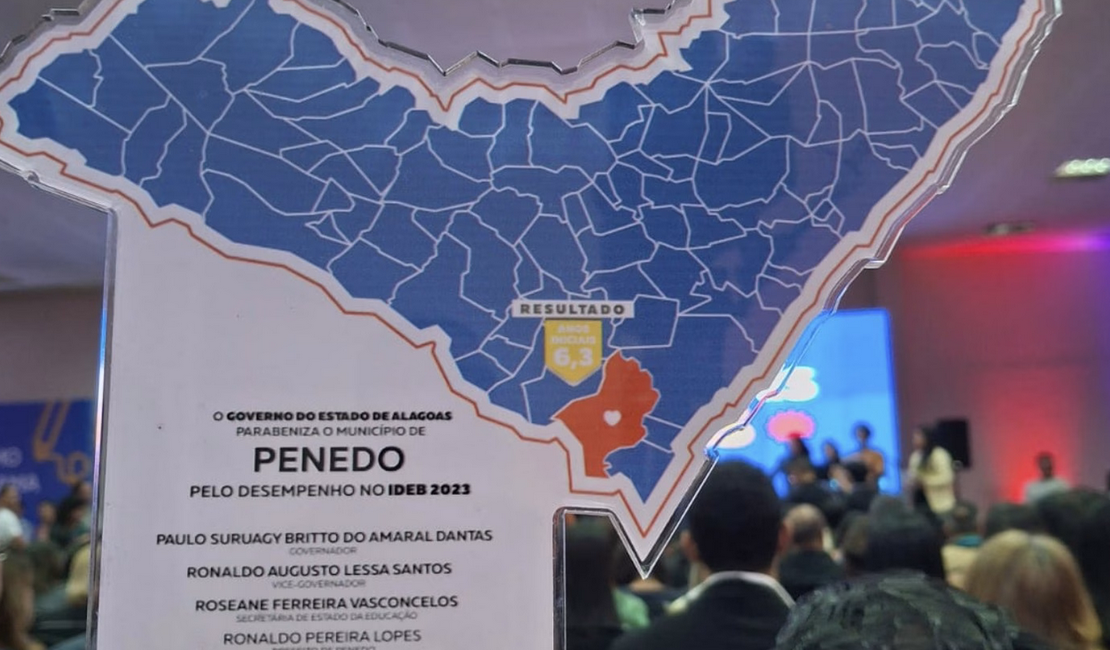 Município com IDEB recorde: Penedo é premiado no Escola 10