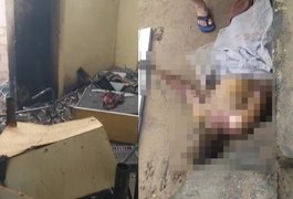 Paciente psiquiátrico ateia fogo em residência e morre carbonizado na Vila Bananeiras
