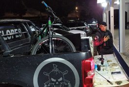Ladrão que furtou residência no bairro Brasília trocou material por drogas; 3° BPM recupera parte dos pertences no Manoel Teles