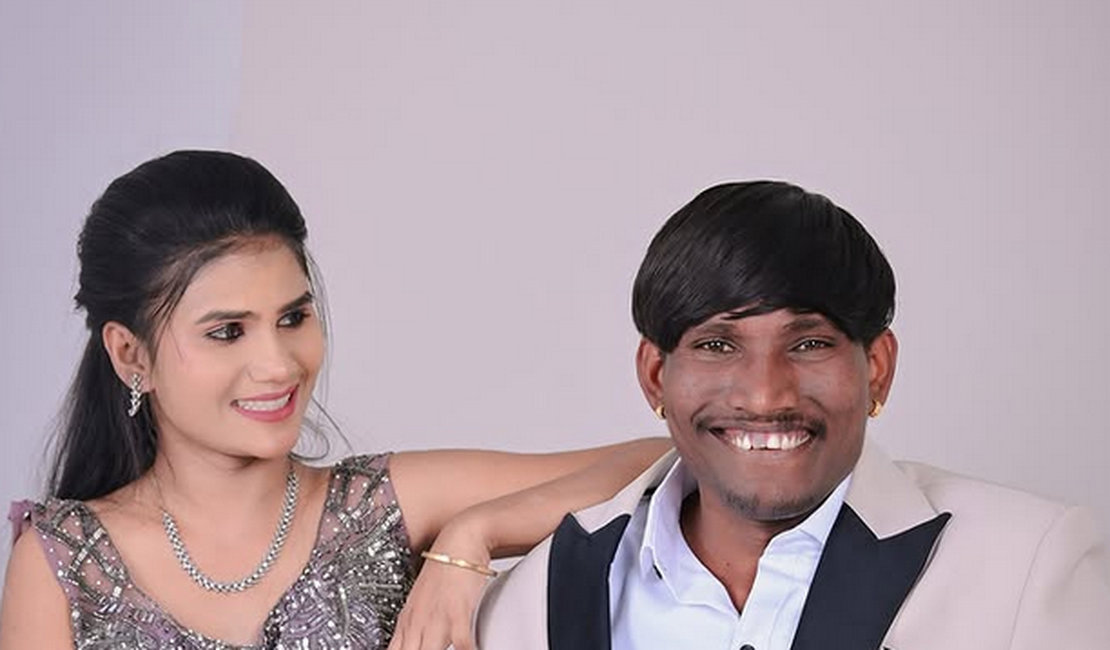 O galã tem dona: Suraj Chavan, homem considerado o mais bonito da Índia, se casa