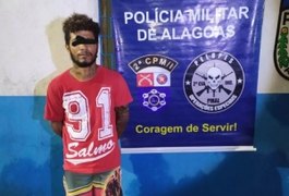 Polícia prende suspeito que fugiu de operação por telhados no interior de Alagoas