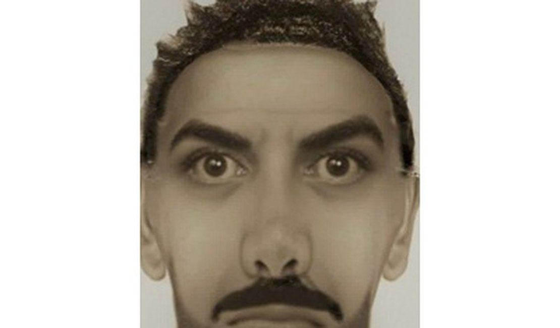 Polícia divulga retrato falado de suspeito de matar homem por dívida R$ 30 em Maceió