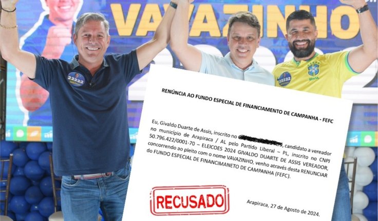 Candidato a vereador de Arapiraca recusa fundo partidário em prol da comunidade