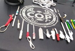 Revista em Presídio de Segurança Máxima apreende diversos materiais ilegais