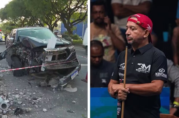 Baianinho de Mauá, jogador de sinuca e candidato a deputado, é preso por embriaguez ao volante em SP