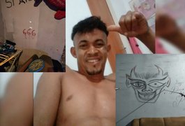 Vestido com capa, homem decepa, carboniza e bebe sangue de vítima; veja fotos do ritual macabro