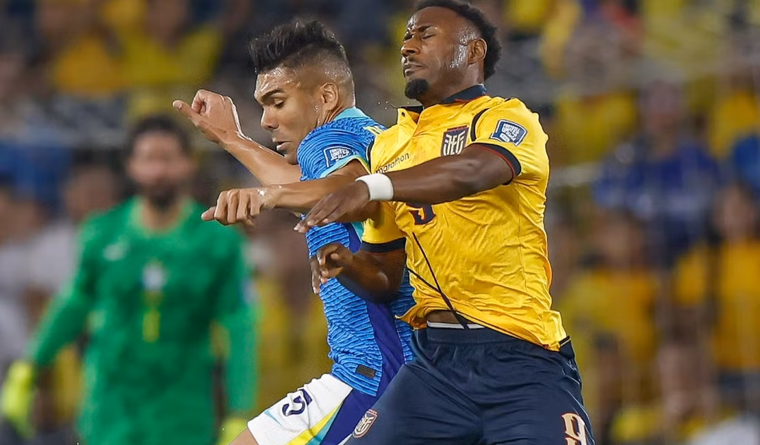Brasil faz jogo morno e empata com Equador na estreia de Ancelotti