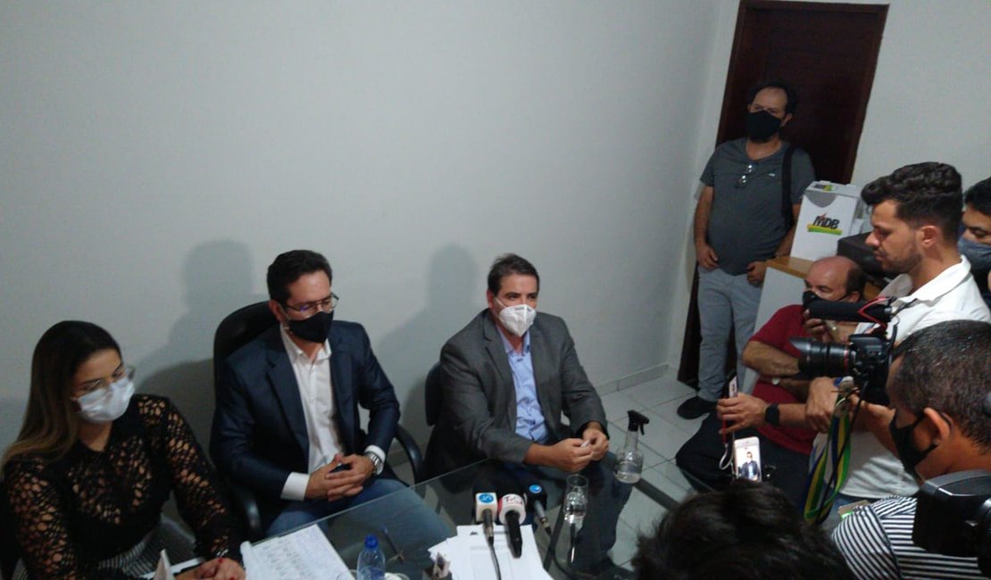 Diretório Estadual do MDB irá acionar Executiva Nacional para impedir chapa de Luciano Barbosa em Arapiraca