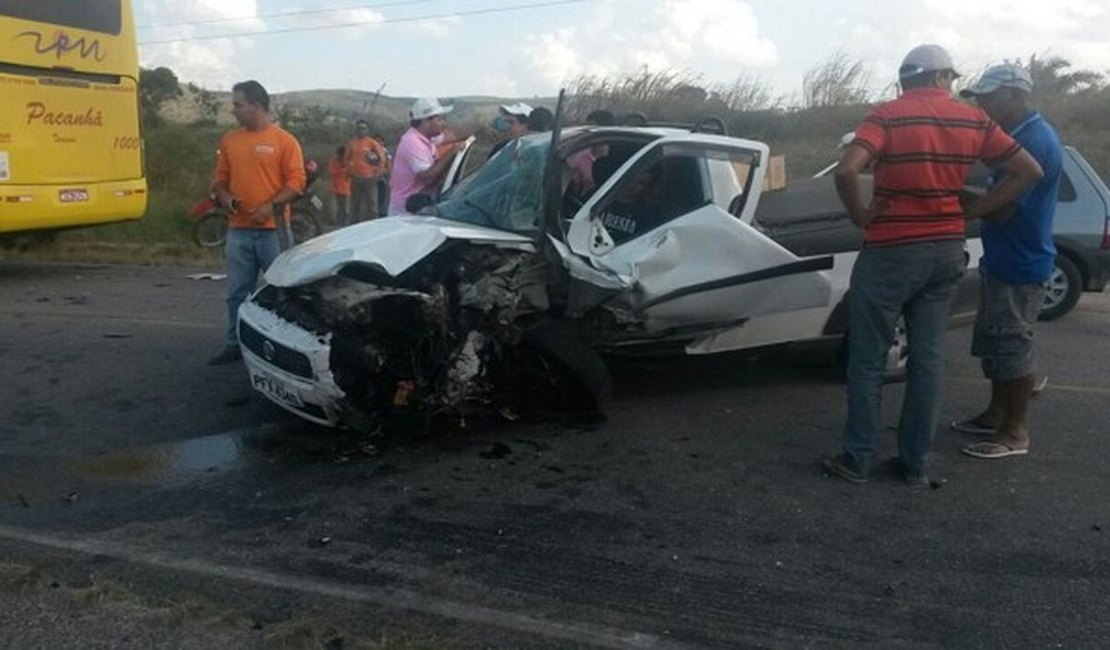 Grave acidente deixa cinco feridos em Garanhuns