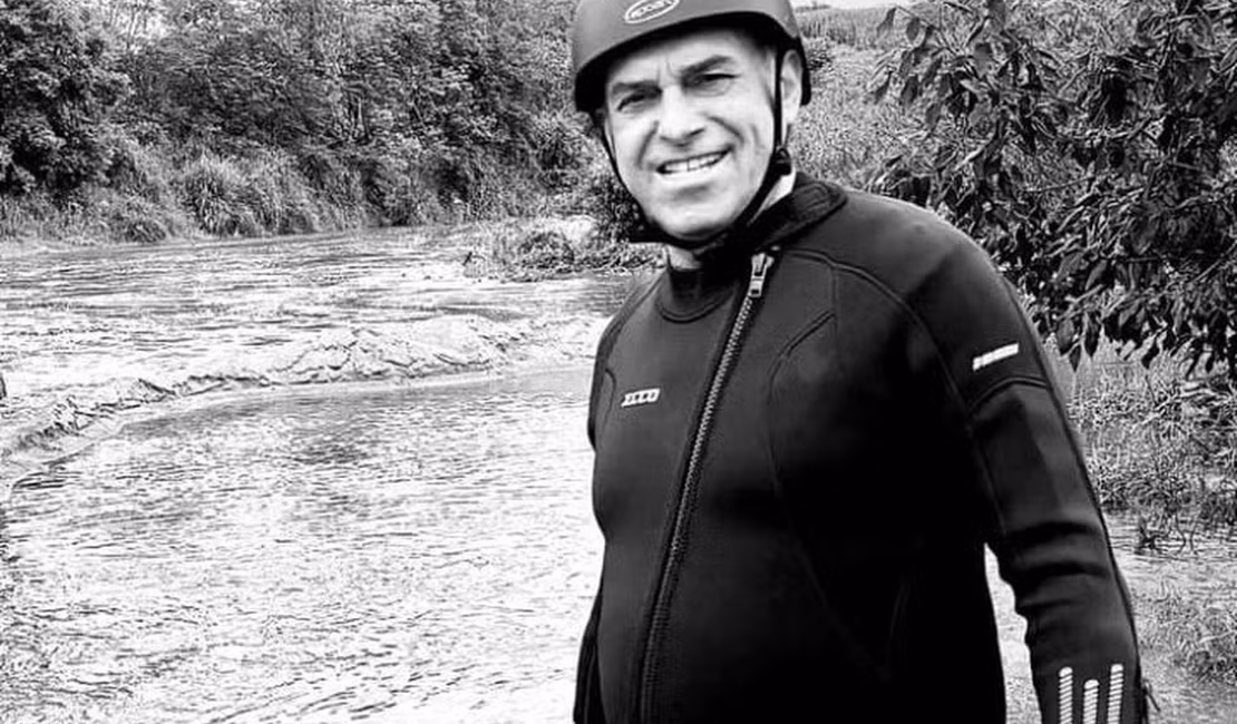 Vídeo mostra momento em que ex-prefeito de Quebrangulo, Marcelo Lima cai de caiaque e morre afogado; assista