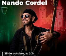 Nando Cordel encerra programação do 16º Festival de Música de Penedo