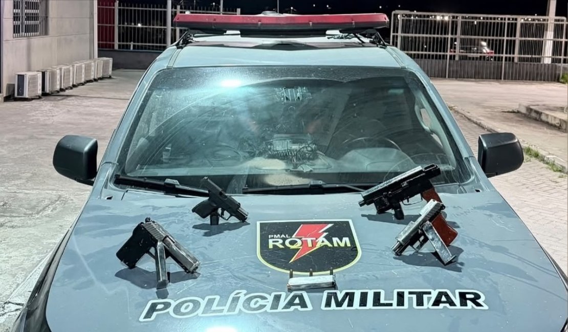 Homem é preso durante operação em União dos Palmares; armas foram apreendidas
