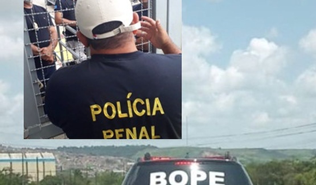 Em greve, policiais penais do Agreste recusam receber presos saídos de Maceió