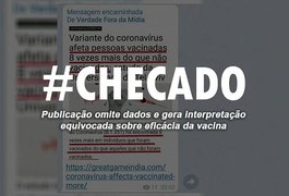 Checado: resultado de pesquisa não compromete eficácia de vacina contra Covid-19